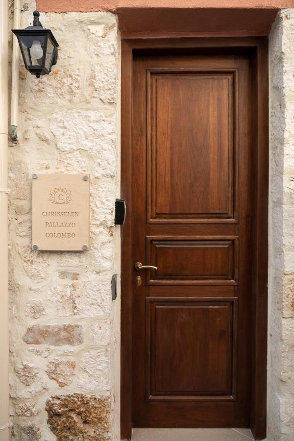 ハニアChrisselen Palazzo Colomboアパートメント エクステリア 写真